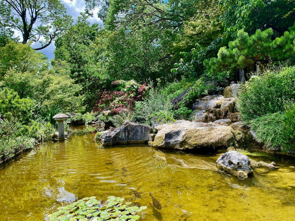Off the beaten Path Rome Botanical Gardens. Japanese Garden.